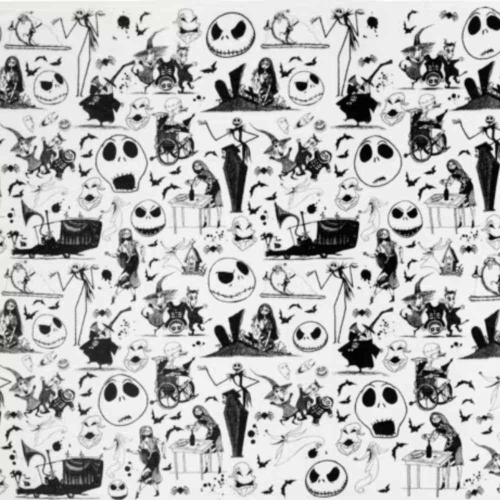 Nightmare Before Christmas Themed Fabric